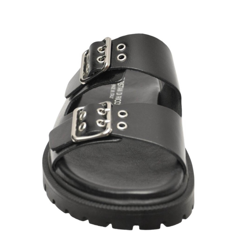Christian Di Riccio • Leather Adjustable DoubleBuckle Sandals